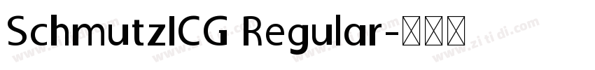 SchmutzICG Regular字体转换